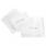 I Like It Dirty Cotton Embroidered Towel Bale - White
